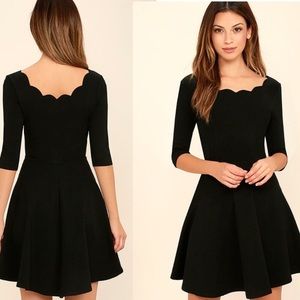 Lulu's Tip the Scallops Dress